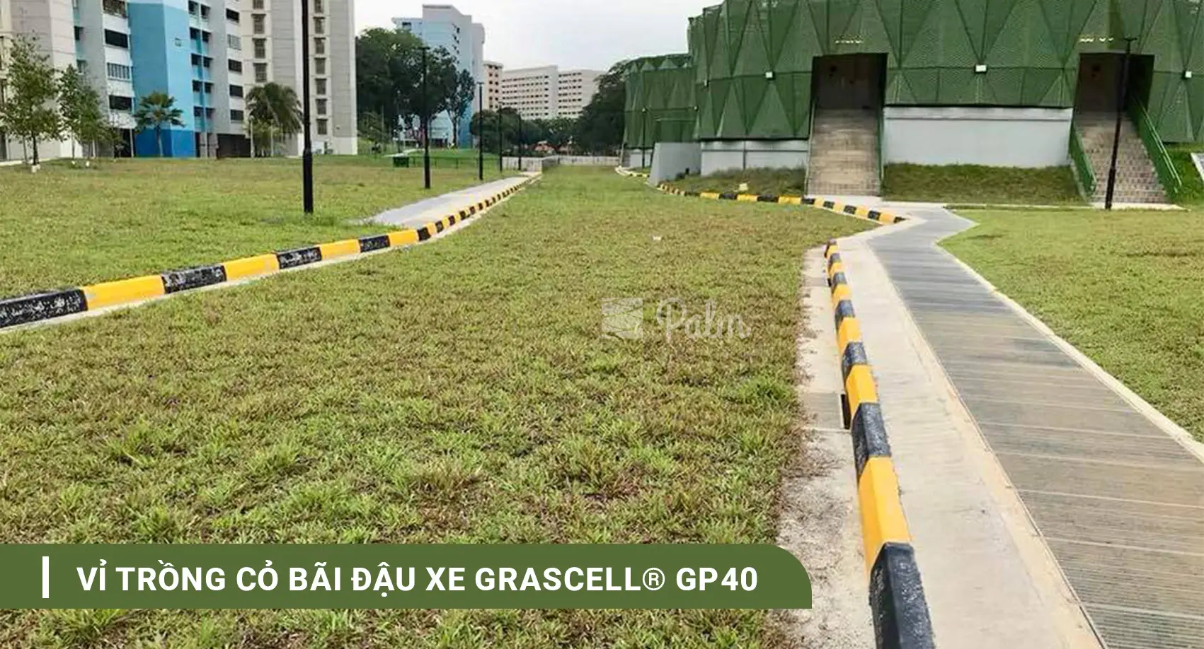 Vỉ nhựa trải sỏi bãi đậu xe | Tất tần tật về lợi ích, ứng dụng và cách lắp đặt